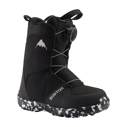 BURTON GROM BOA KID BLK 11K