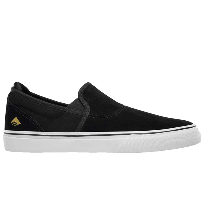 EMERICA WINO G6 SLIP-ON BLK/WHT/GOLD 10