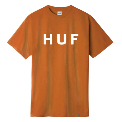 HUF ESSENTIALS OG LOGO S/S RUST L