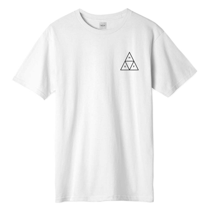 HUF ESSENTIALS TT S/S WHT M