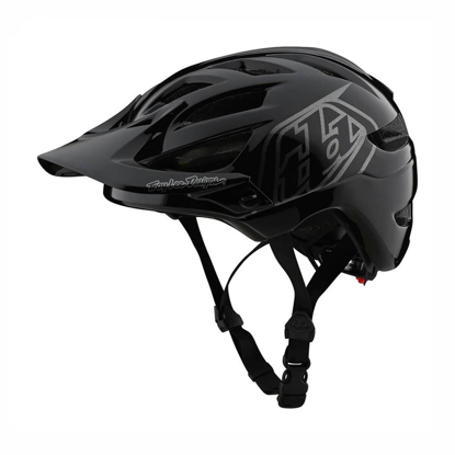 TROY LEE DESIGNS A1 YOUTH HELMET DRONE BLACK / SILVER OSFA