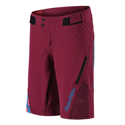 TLD HLACE W RUCKUS SHORT BURGUNDY S