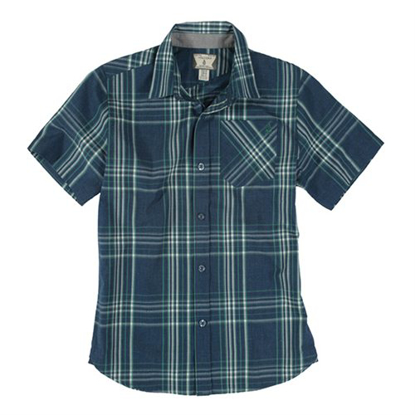 VOLCOM WHY FACTOR PLAID S/S KID NVP L