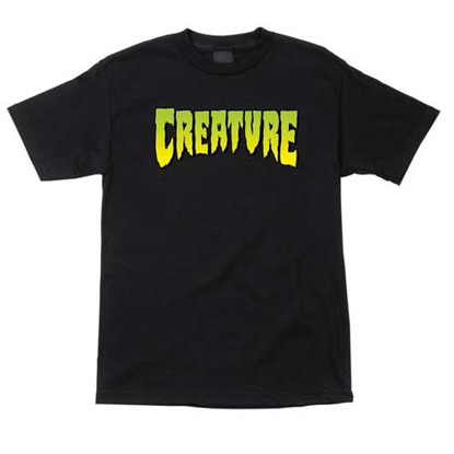 CREATURE LOGO S/S BLK XL