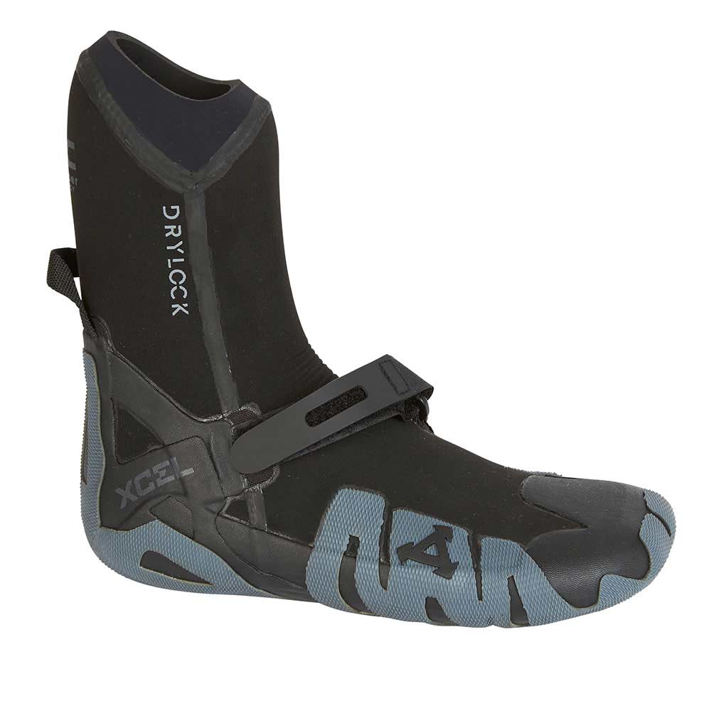 XCEL DRYLOCK 3MM ROUND TOE BOOT BLACK 8