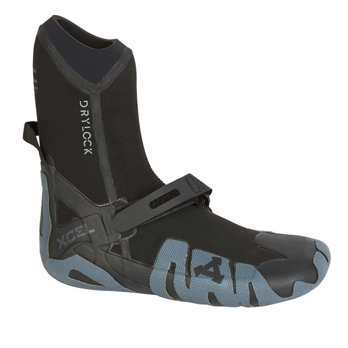 XCEL DRYLOCK 3MM ROUND TOE BOOT BLACK 8