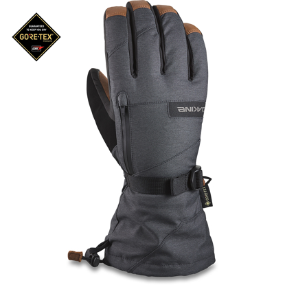 DAKINE LEATHER TITAN GORE-TEX  GLOVE CARBON L
