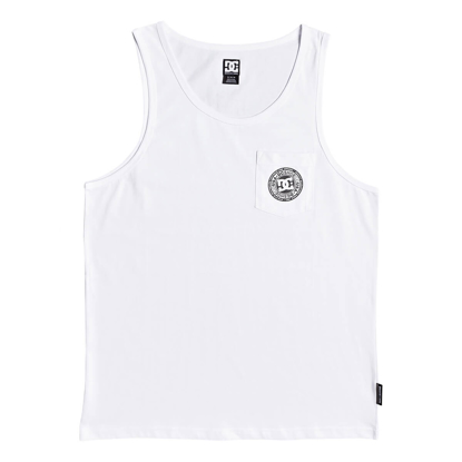 DC POCKET TANK TOP WHT L