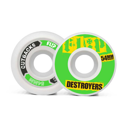 FLIP CUTBACK 54MM 99A GREEN ASSORTED 54