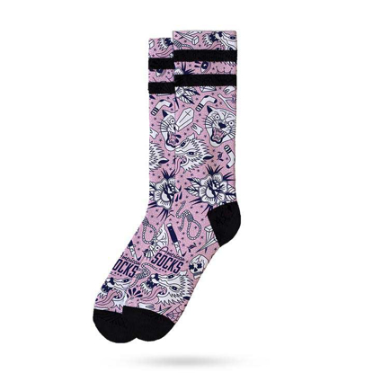 AMERICAN SOCKS TROUBLEMAKER MID HIGH ASSORTED S/M
