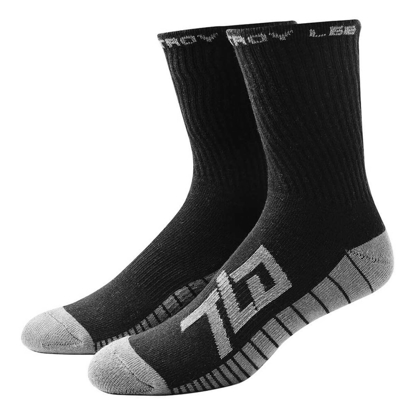 TROY LEE DESIGNS FACTORY CREW 3PK SOCK BLK 8 - 10