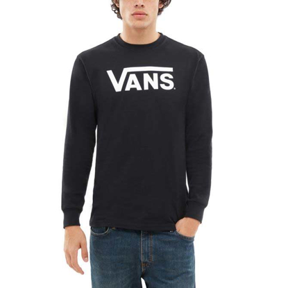 VANS CLASSIC L/S BLK/WHT M