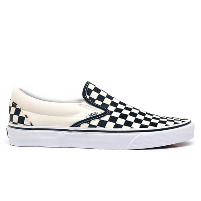 VANS SLIP ON BLK/WHT/CHCKR/WHT 8,5