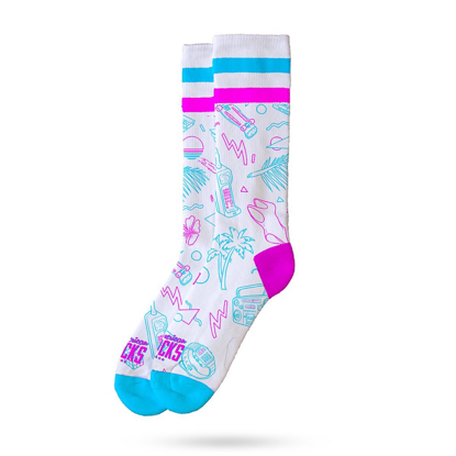 AMERICAN SOCKS MIAMI MID HIGH WHT UNI