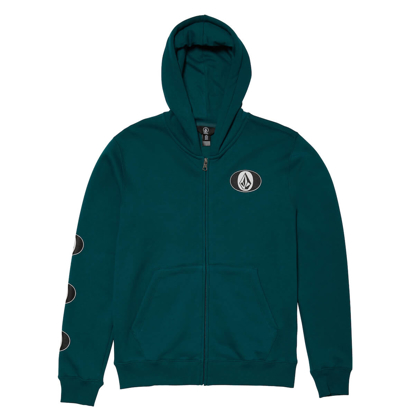 VOLCOM STONE STACK ZIP HOODIE KID SPRUCE GREEN M
