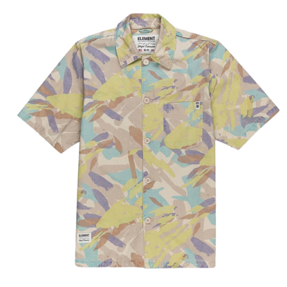 ELEMENT CABOURN SUMMER SHIRT ABSTRACT CAMO S