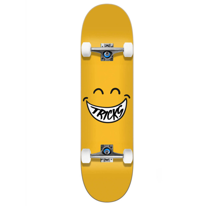 TRICKS SKATEBOARDS SMILEY 7.375" COMPLETE ASSORTED 7.375"X31.48"