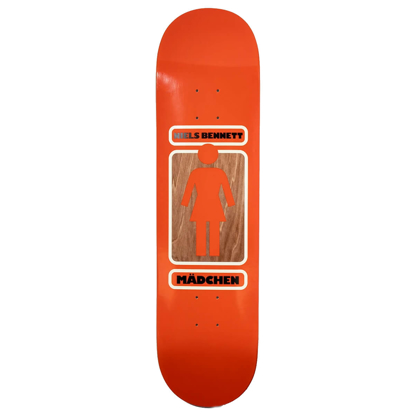 GIRL BENNETT 93 TIL DECK 8.125 RED 8.125"X31.625"