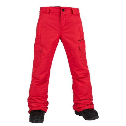 VOLCOM CARGO INS PANT KID RED M