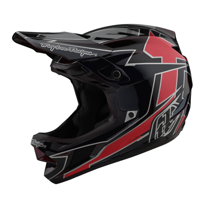 TROY LEE DESIGNS D4 COMPOSITE HELMET W/MIPS GRAPH RED M