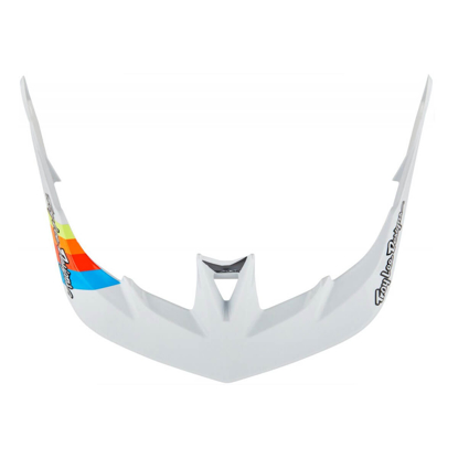 TROY LEE DESIGNS A3 VISOR SIDEWAY WHITE / GRAY OSFA