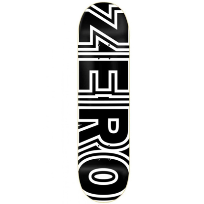 ZERO BOLD 2 DYED VENEERS TOP MID BLACK/WHITE 7.75 DECK BLACK/WHITE 7.75