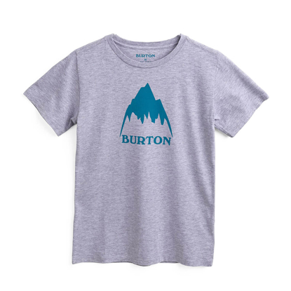 BURTON CLSC MTNHGH T-SHIRT KID GRAY HEATHER L