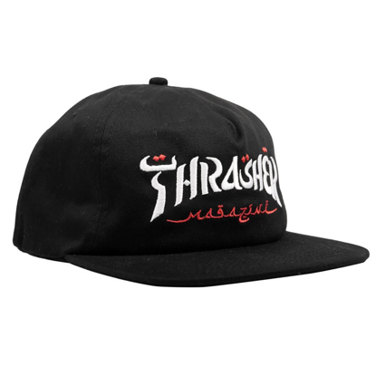 THRASHER MAGAZINE CALIGRAPHY SNAPBACK BLACK UNI