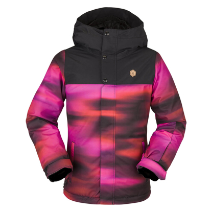 VOLCOM SASS'N'FRASS INS JACKET KID BRIGHT PINK M