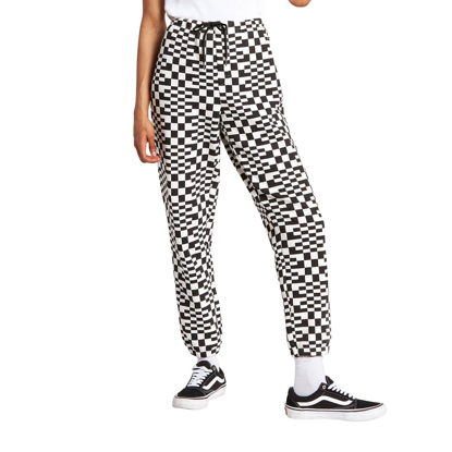 VOLCOM CHECK U OUT PANT W BLACK WHITE M