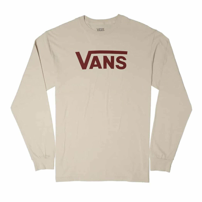 VANS VANS CLASSIC LS OATMEAL POMEGRANATE M