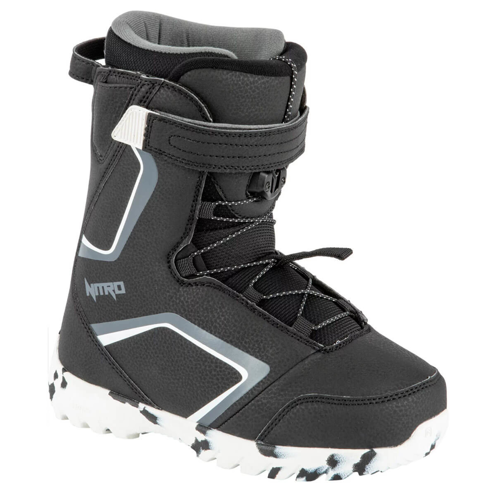 NITRO DROID QLS KID BLACK/WHITE/CHARCOAL 3.5K