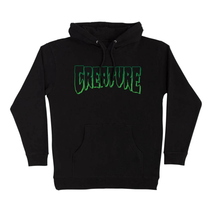 CREATURE LOGO OUTLINE P/O HOODED SWEATSHIRT BLACK L