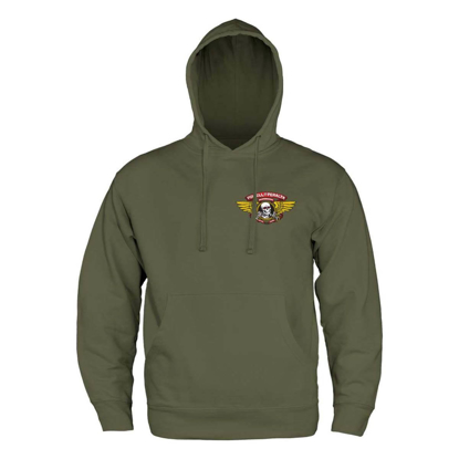 POWELL WINGED RIPPER MID WEIGHT HOOD ARMY L