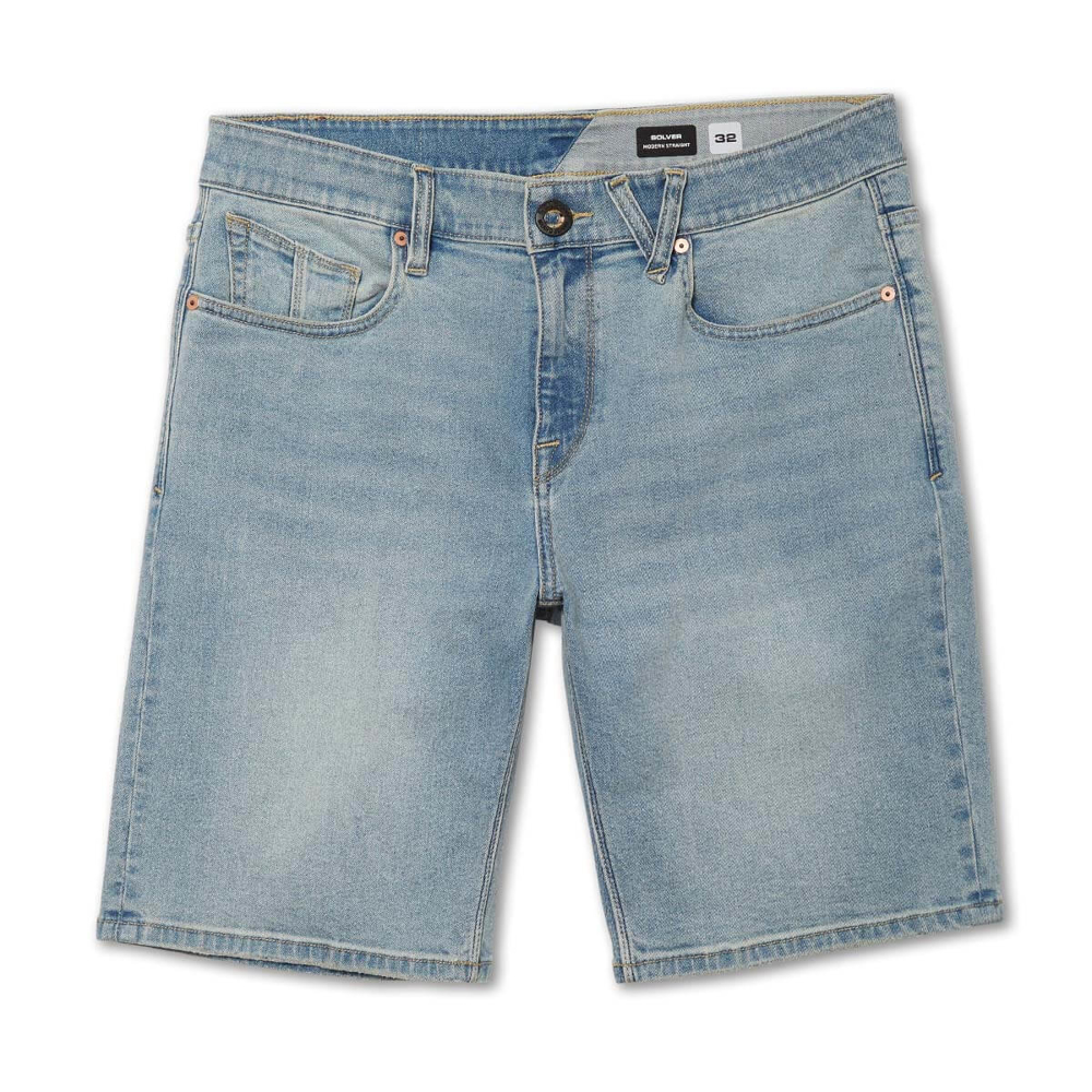 VOLCOM SOLVER DENIM SHORT WORKER INDIGO VINTAGE 38