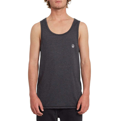 VOLCOM CIRCLE BLANKS HEATHER TANK TOP HEATHER BLACK XS