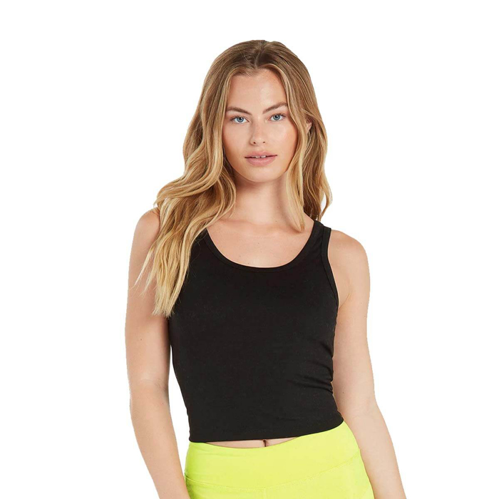 VOLCOM LIL SLIM TANK T-SHIRT W BLACK S