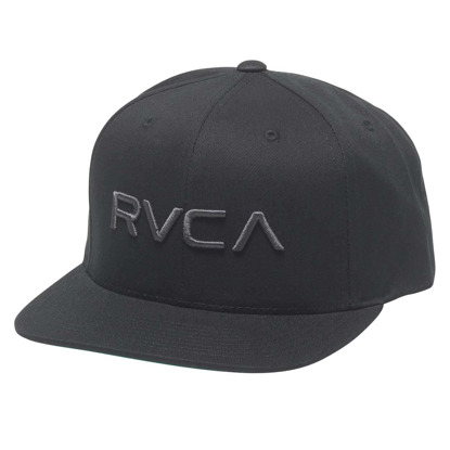 RVCA RVCA TWILL SNAPBACK BLACK/CHARCOAL UNI