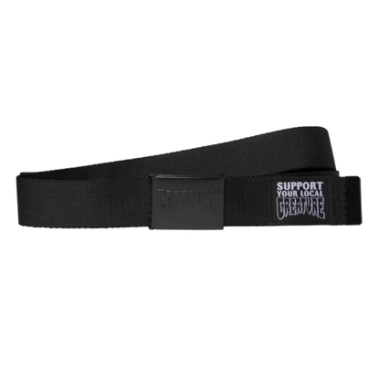 CREATURE LOGO STAMP WEB BELT BLACK UNI