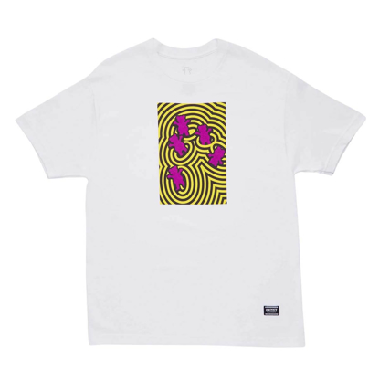 GRIZZLY GRIPTAPE VORTEX S/S T-SHIRT WHITE L