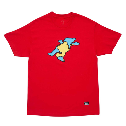GRIZZLY GRIPTAPE INSIDE OUT BEAR S/S T-SHIRT RED S