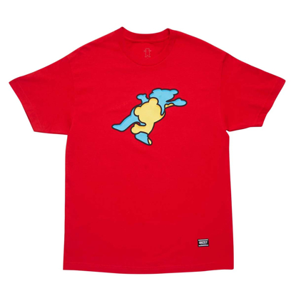 GRIZZLY GRIPTAPE INSIDE OUT BEAR S/S T-SHIRT RED S