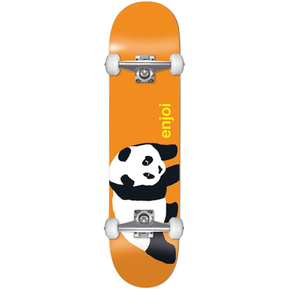 ENJOI NBD PANDA RESIN W/SOFT WHEELS 7.75" COMPLETE ORANGE 7.75"