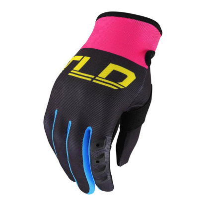 TROY LEE DESIGNS WOMENS GP GLOVE BLACK / YELLOW S