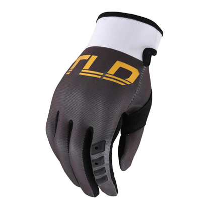 TROY LEE DESIGNS WOMENS GP GLOVE GRAY / GOLD M