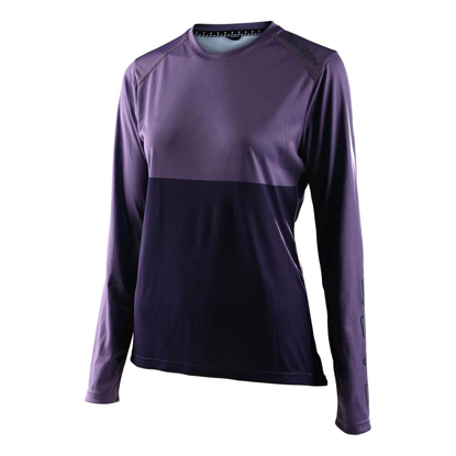 TROY LEE DESIGNS WMNS LILIUM LS JERSEY BLOCK ORCHID / PURPLE S