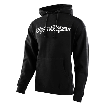 TROY LEE DESIGNS SIGNATURE PULLOVER HOODIE BLACK M