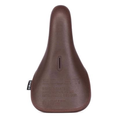 ECLAT BMX BIOS SEAT PIVOTAL FAT PADDED BROWN LEATHER UNI