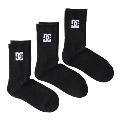 DC SPP DC CREW 3 PACK BLACK UNI