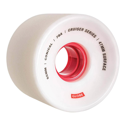 GLOBE CONICAL CRUISER 65MM WHITE/RED/65 65MM